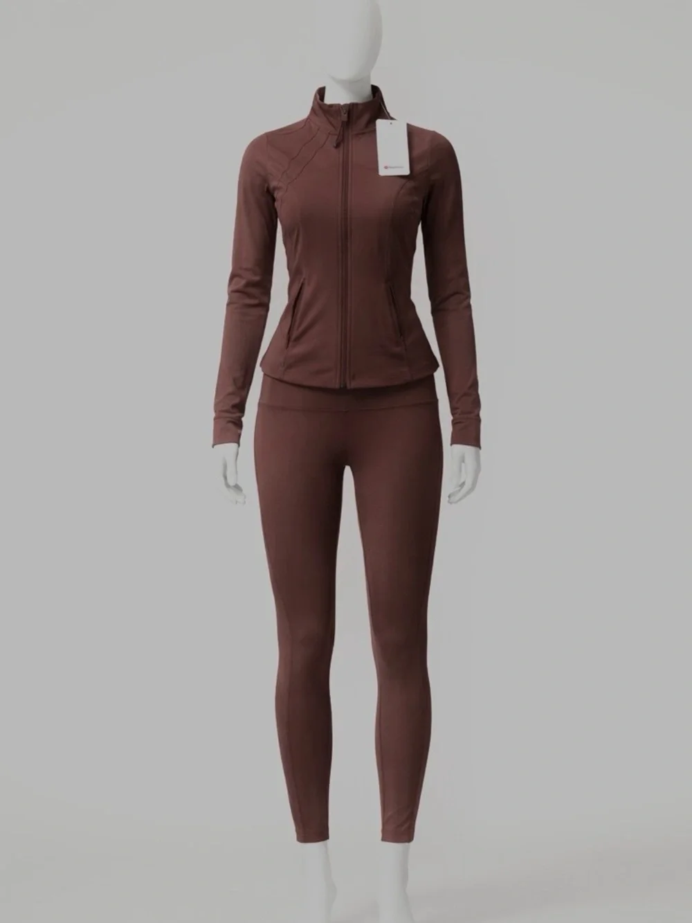Lululemon Matching Set Brown Define Jacket + Align Leggings - Picture 3 of 3